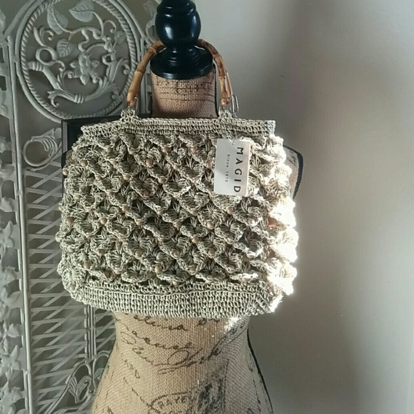 Magid Handbags - Magid Straw Bag